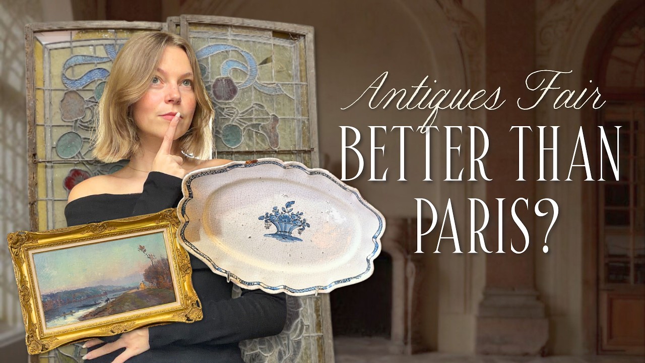 I Visited The Best Antiques Fair in France (2 hours from Paris only!)