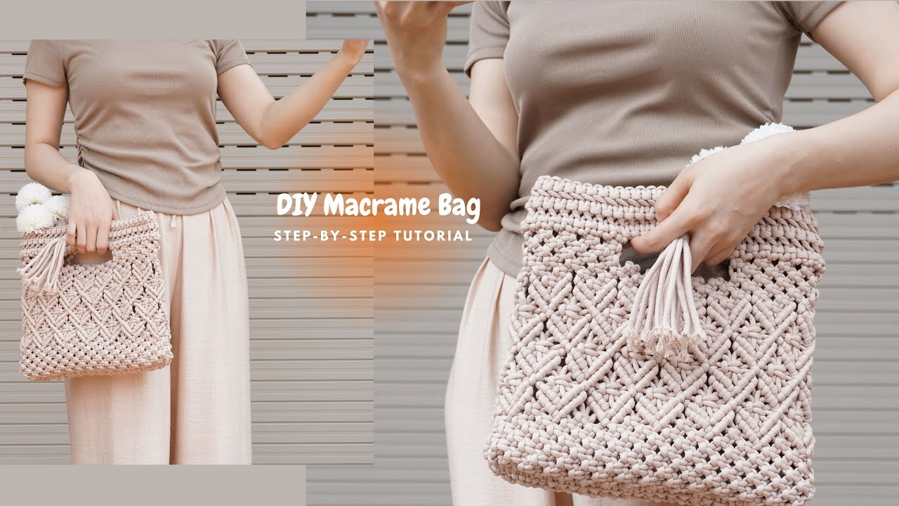 DIY| Macrame Handbag Tutorial: Master the Art of Knotting with this Easy DIY Guide