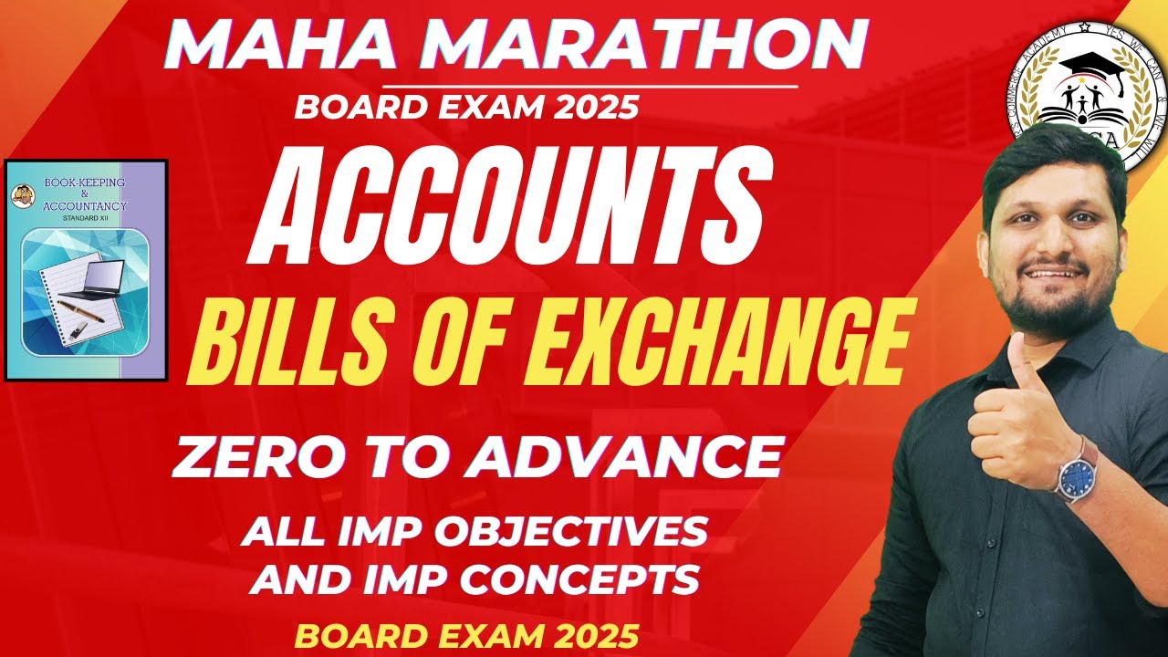 Bills Of Exchange | One-Shot Revision | 12th Accounts | Lec 1 | 