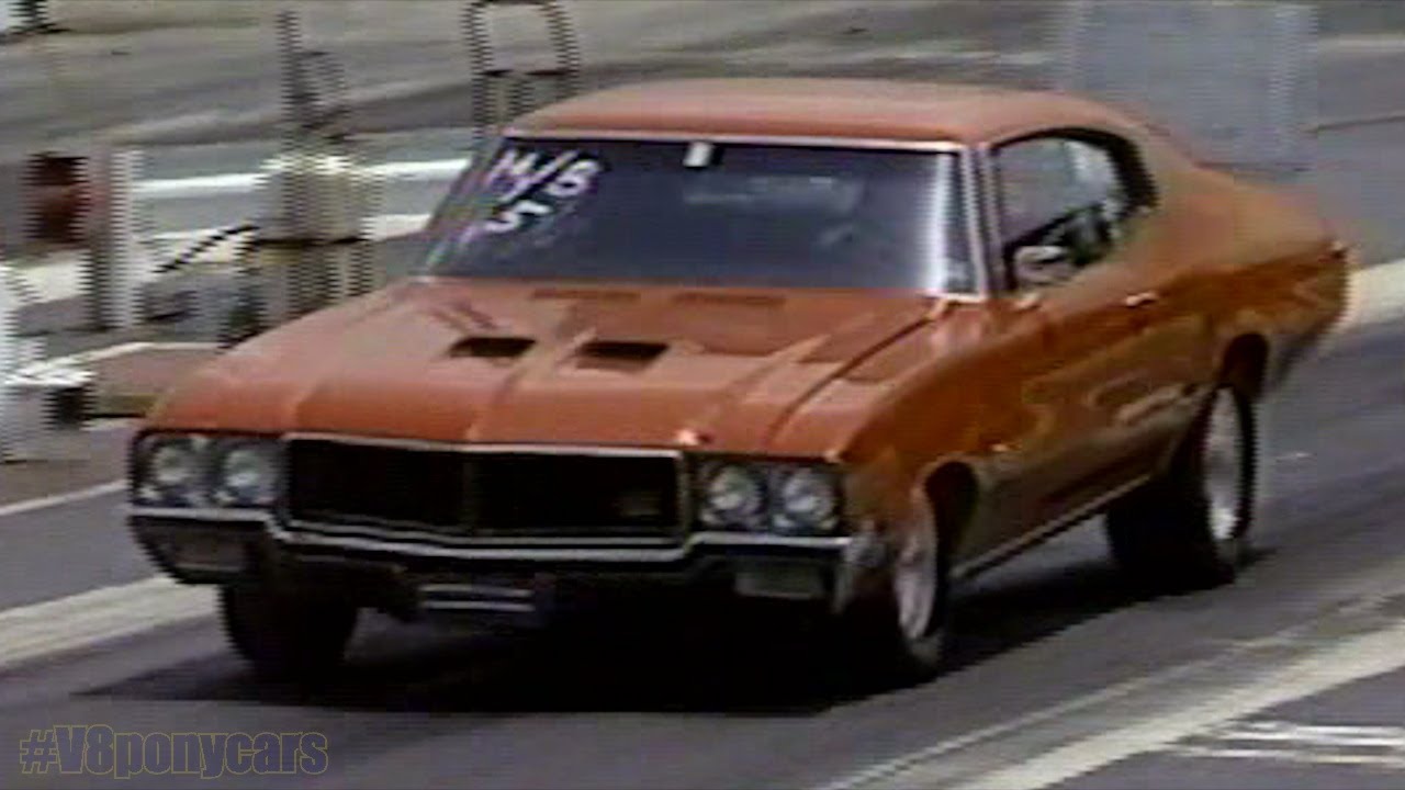 Muscle Car Drags (1987) 426 HEMI vs 428-SCJ vs 455-GS vs 454-LS6 vs Boss 429 vs 455 H.O vs 440-6pk