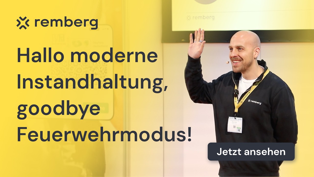 Hallo moderne Instandhaltung, goodbye Feuerwehrmodus! | Maintenance Dortmund 2026