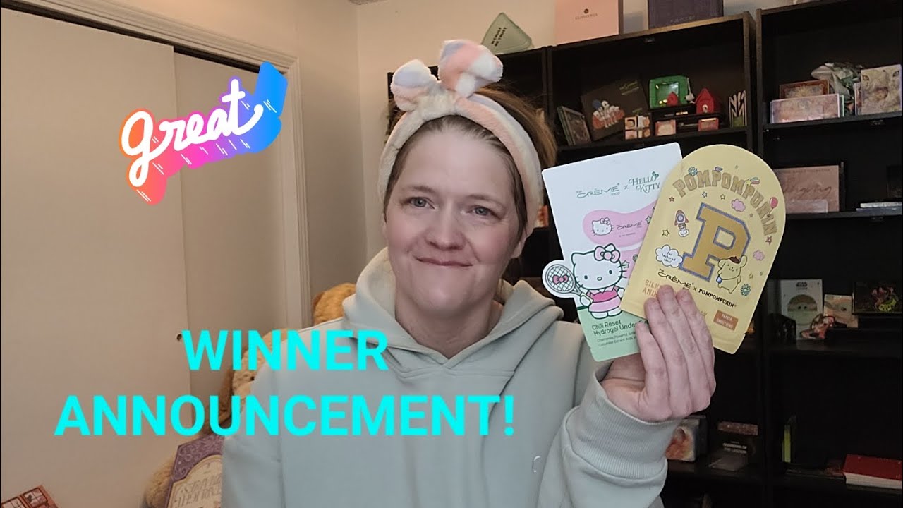 Mask Monday! Valentine’s,  Friend Mail & Winner Announcement 💜