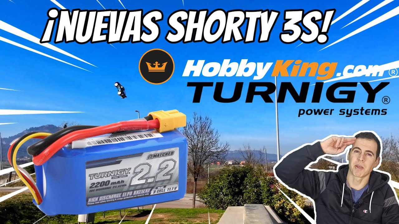 ¡Nuevas Shorty de Turnigy by HobbyKing! 😱 LiPo 3S 2200mAh 30C 😎 Para vuestros renacuajos 😉