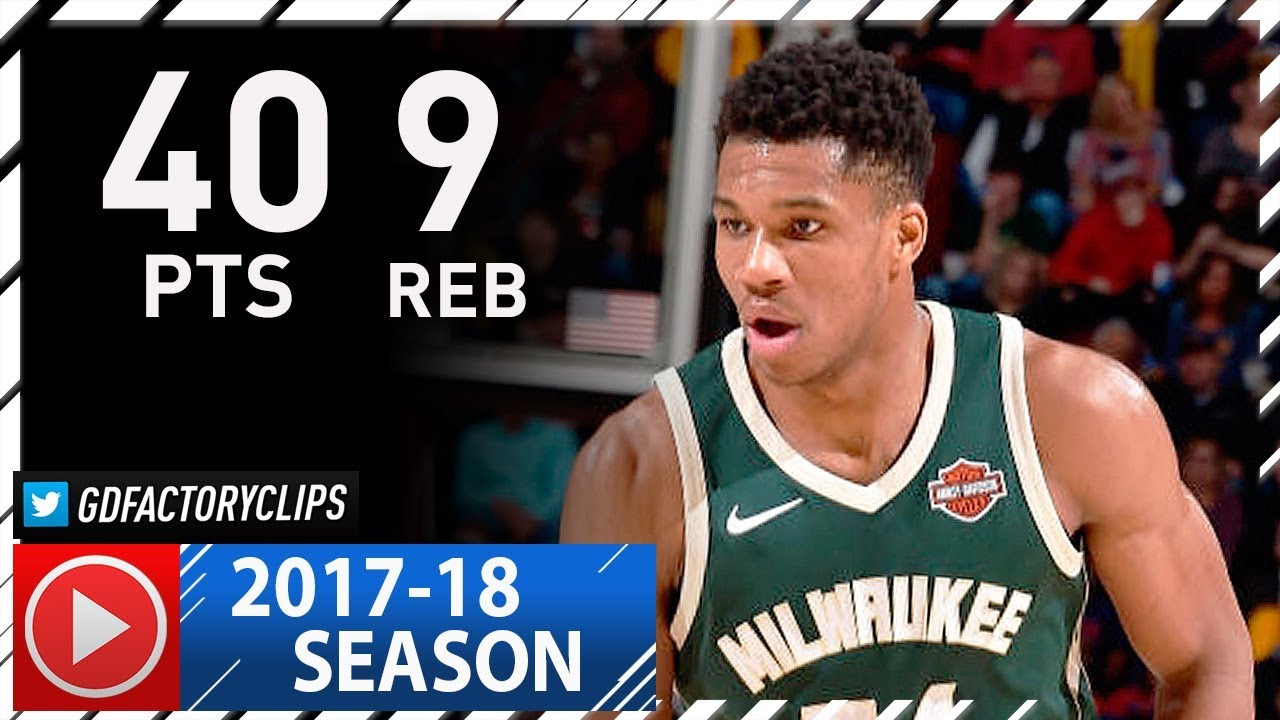 Giannis Antetokounmpo Full Highlights vs Cavaliers (2017.11.07) - 40 Pts, 9 Reb, 4 Blocks