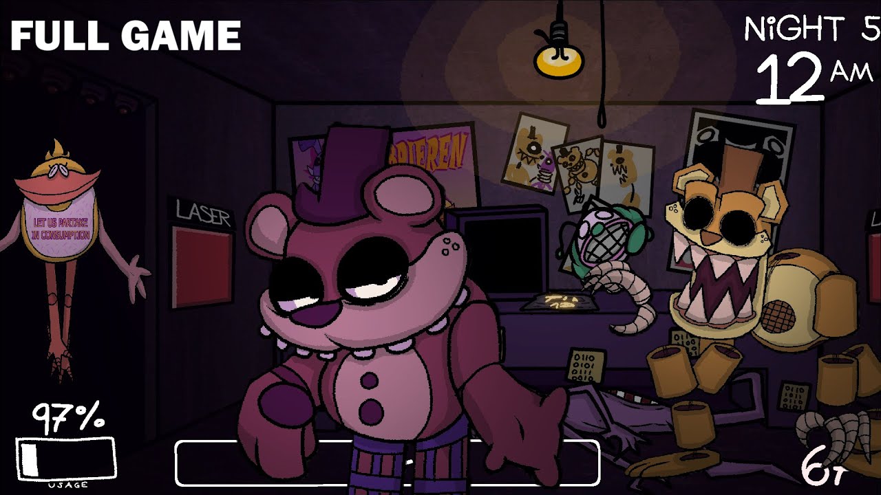 MOST CHARMING FANGAME IVE PLAYED | Five Nights at Friedrich's (Night 1-6)