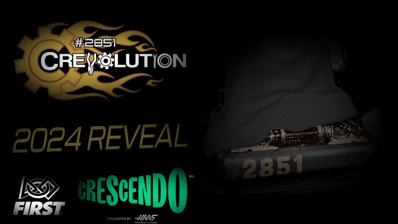 FRC Team #2851 Crevolution Robot Reveal: 2024 -Crescendo-