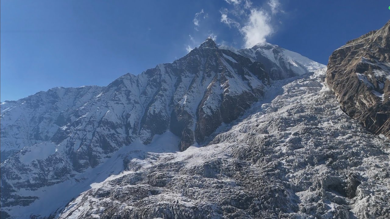 NEPAL 4K - DHAULAGIRI east face & glacier, video I, DJI dron flight,  562951413