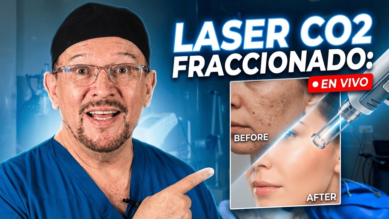 EN VIVO: Láser CO2 fraccionado para rejuvenecer / ¡Que no te lo cuenten!