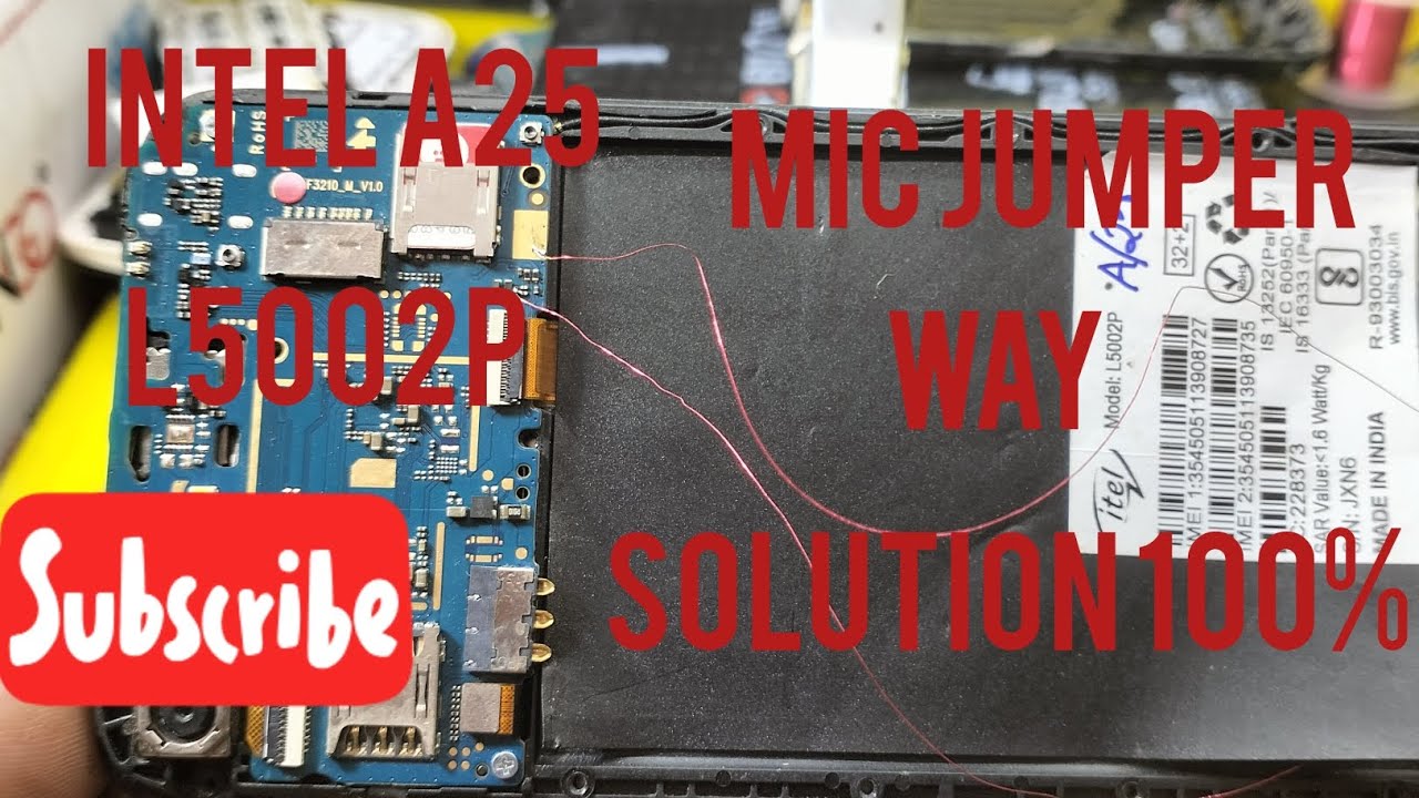 Itel model L5002P mic jumper way solution 100%|| Itel A25 mic jumper way solution 💯% 2023.