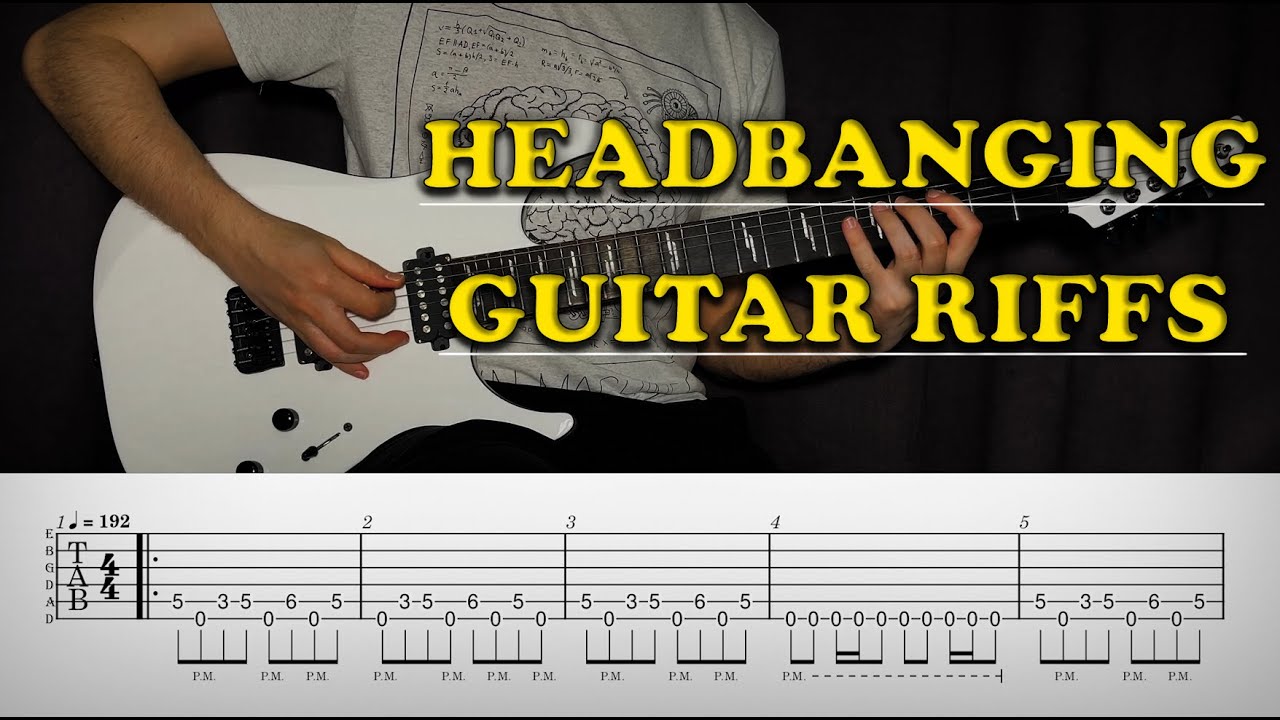 20 Killer Headbanging Guitar Riffs
