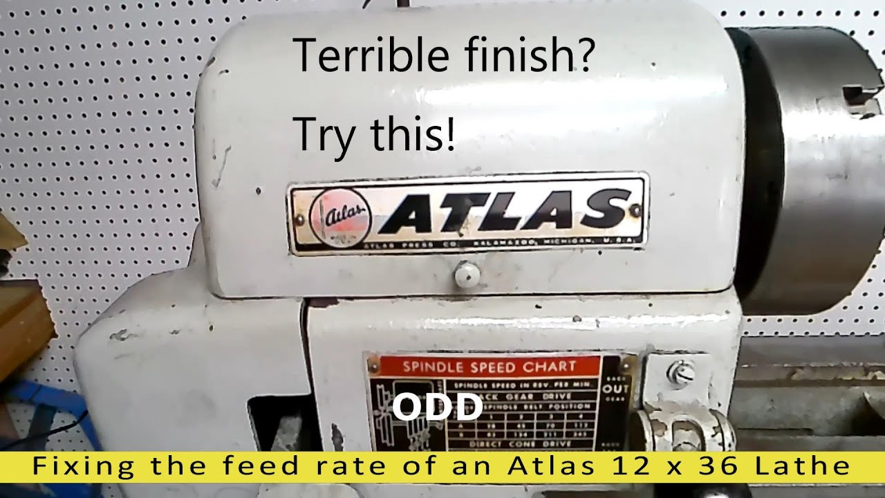 Fixing an Atlas Lathe Feed Rate