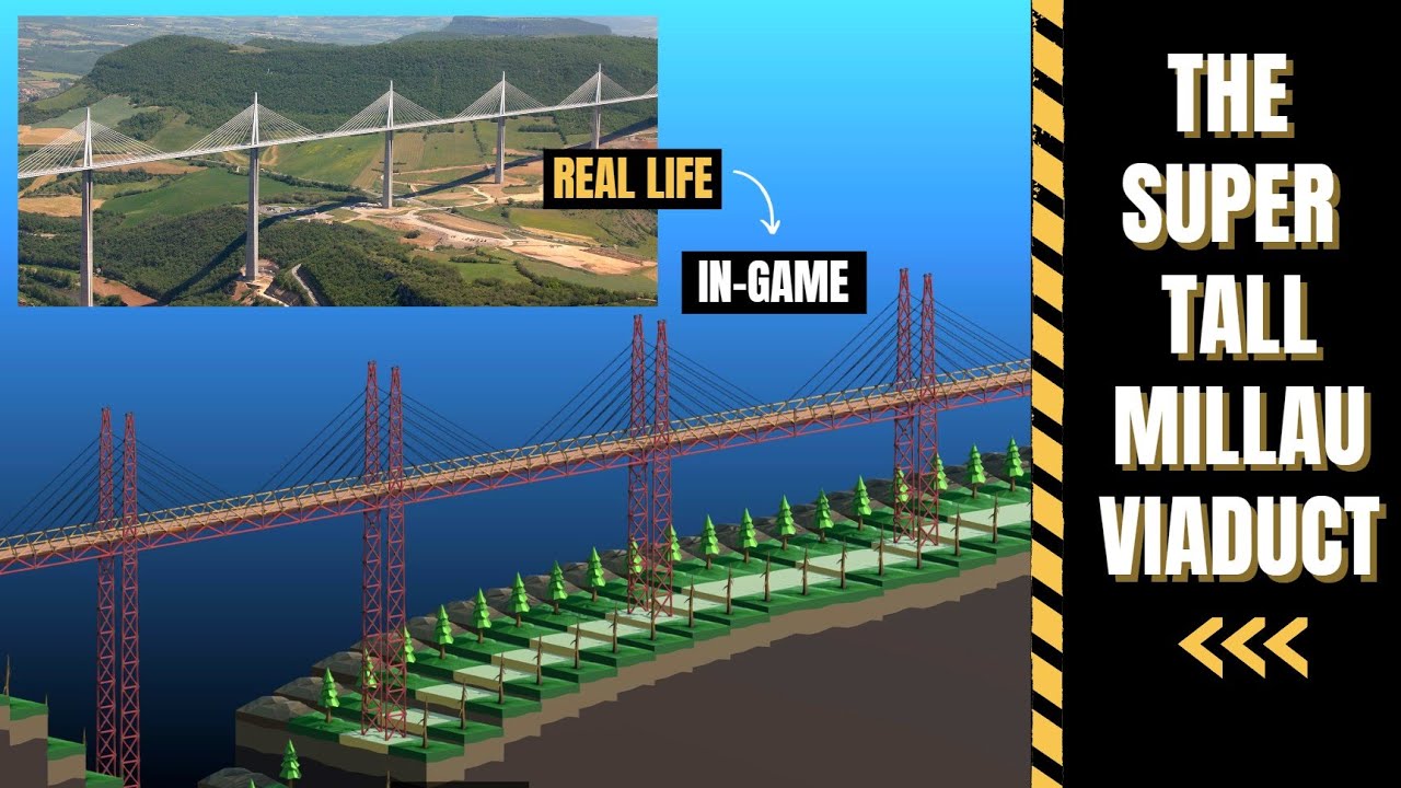 I spent $1,000,000 recreating one of the tallest bridges in the World! Poly bridge 2 - #6