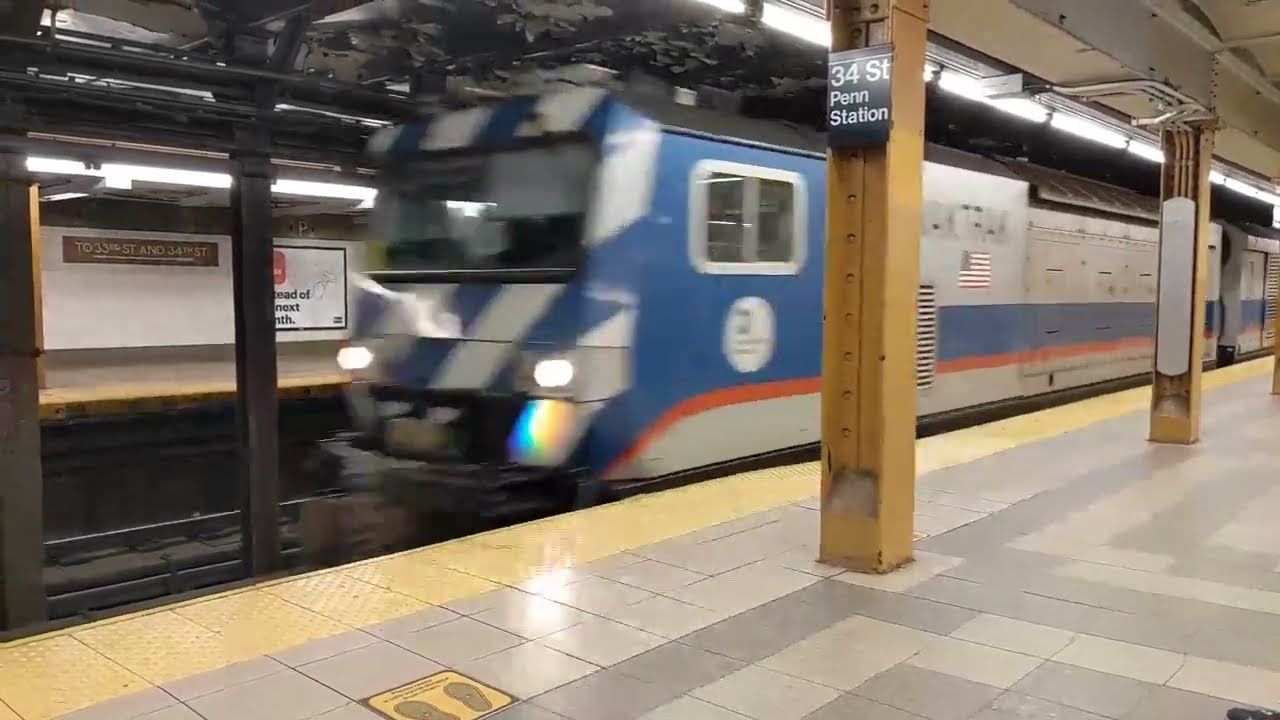 R137 VakTrak and R156 at 34th - Penn Station via 7th Avenue Line