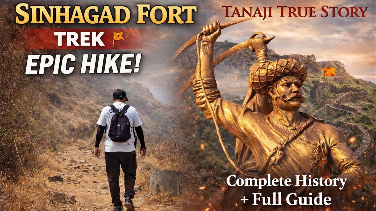 Sinhagad Fort Trek Pune | सिंहगड किला | Historic Forts in Maharashtra | Best Trek for Begineers
