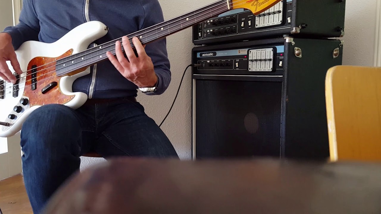 Soul intro the chicken Fretless jazz bass pre cbs 62
