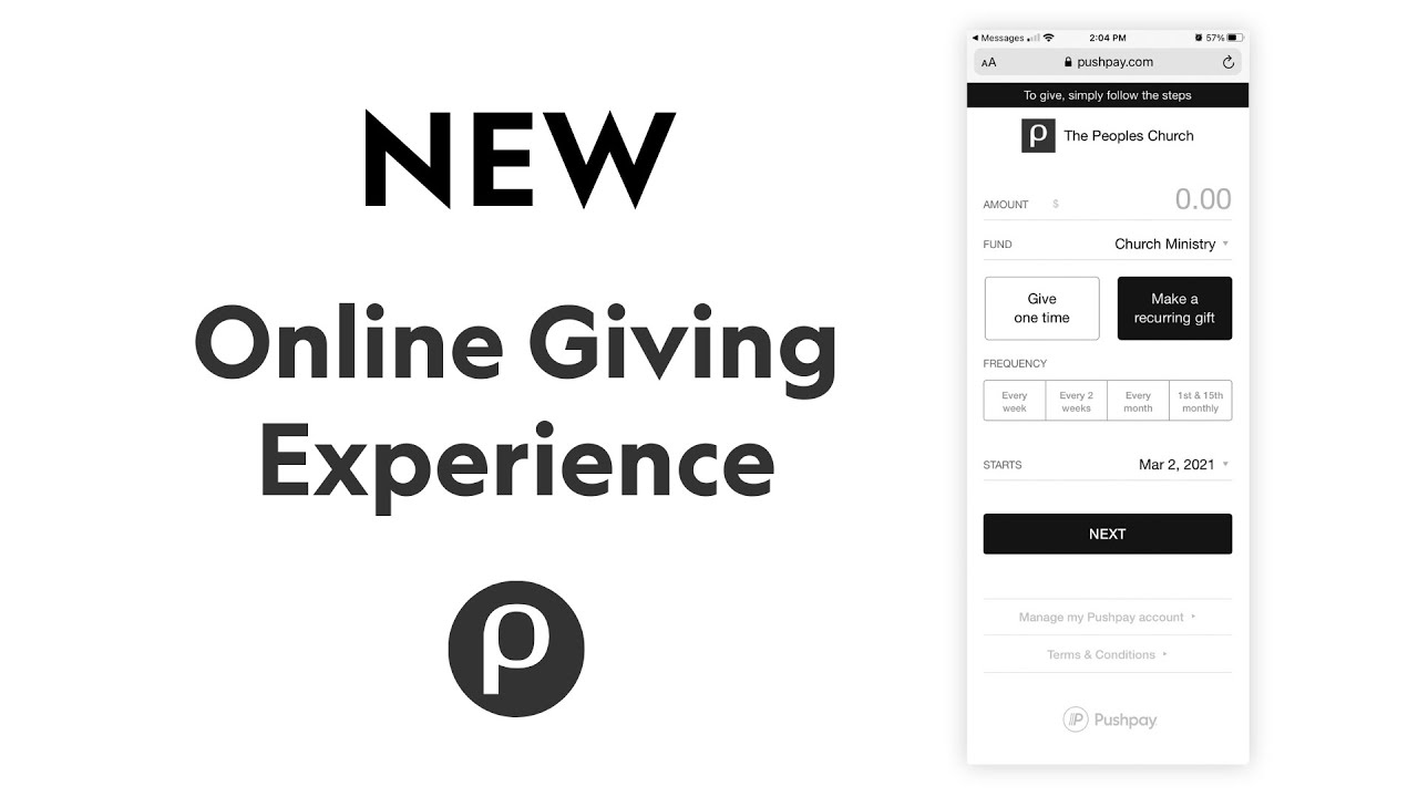 Pushpay | Online Giving