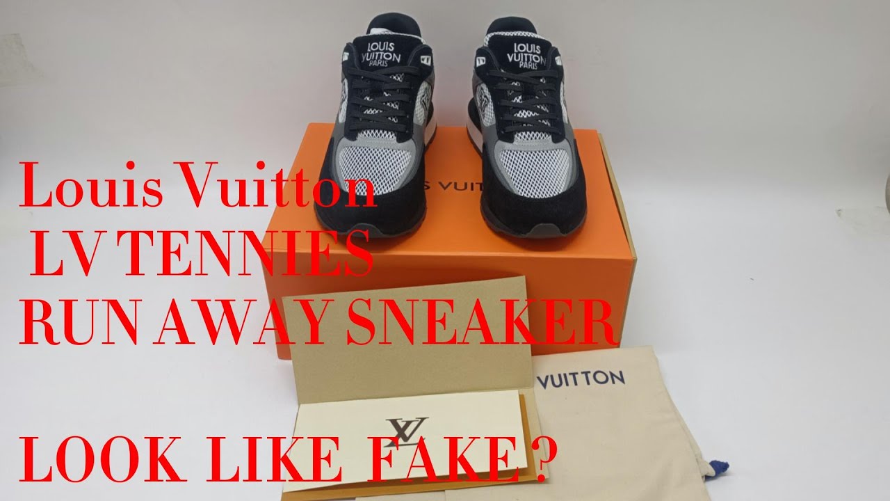 Louis Vuitton  LV RUN AWAY SNEAKER UNBOX AND REVIEW , DO THEY LOOK LIKE FAKE ?
