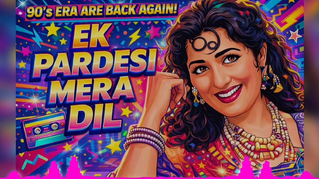Ek Pardesi Mera Dil Le Gaya 90's Version | Madhubala | #bollywoodsongs#trending