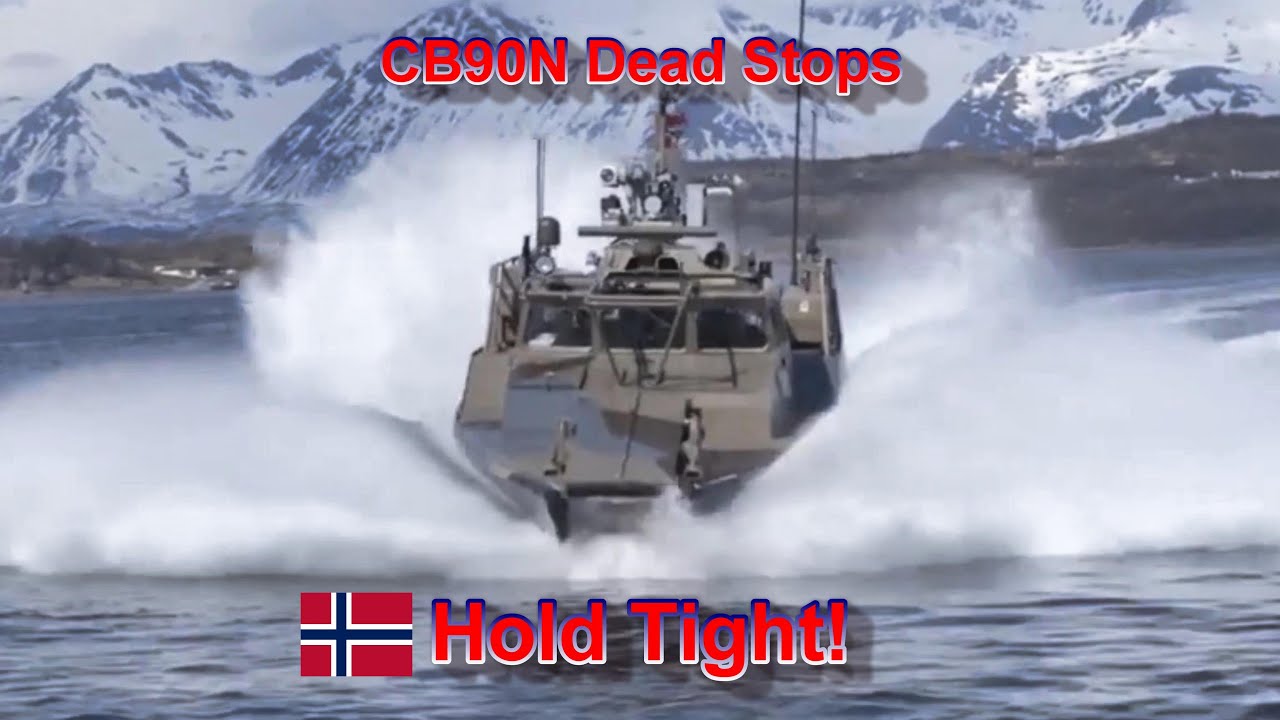 Norwegian Coastal Rangers impress U.S. Marines with CB-90 Dead Stops!