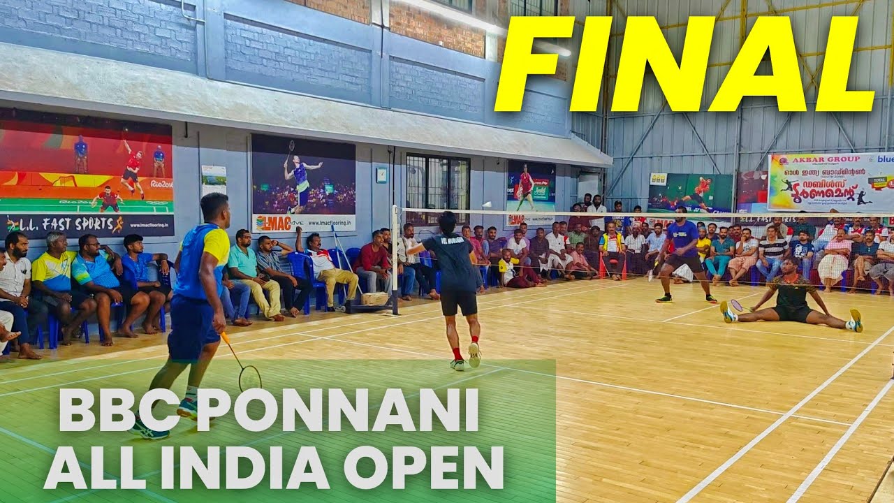 GANESH/BHARATH SANJAI Vs DHILEEPAN/PURUSHOTHAMAN - ALL INDIA OPEN BADMINTON FINAL | BBC PONNANI