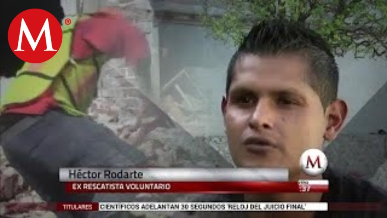 Voluntario del sismo de Jojutla pide apoyo para ser rescatista profesional