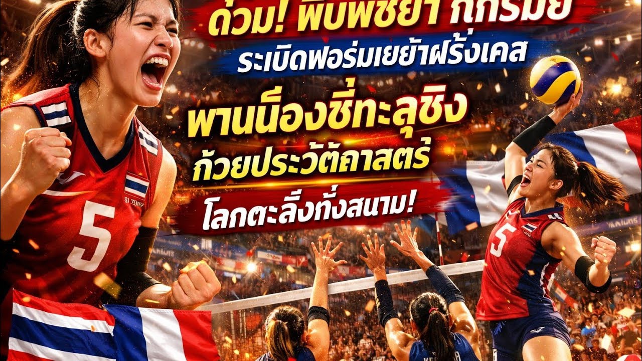 ด่วน! พิมพิชยา ก๊กรัมย์ ระเบิดฟอร์มเขย่าฝรั่งเศส พาน็องซี่ทะลุชิงถ้วยประวัติศาสตร์ โลกตะลึงทั้งสนาม!