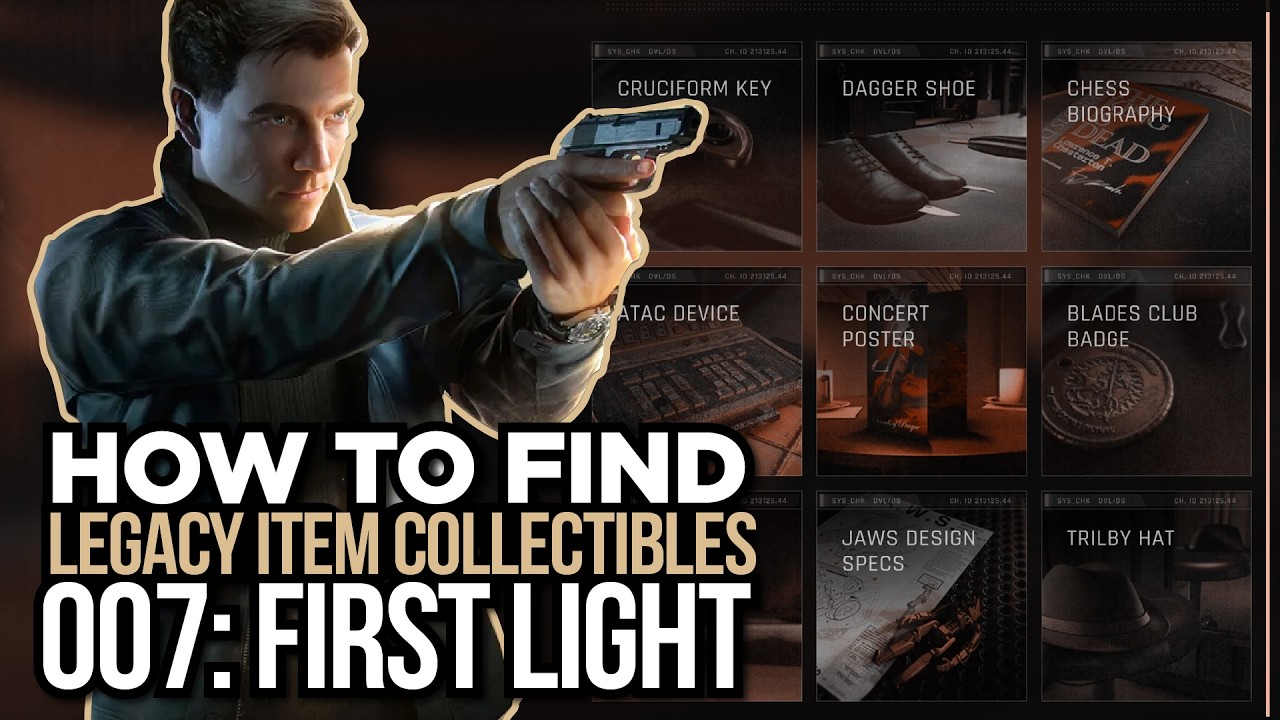 007 First Light: все местоположения предметов Legacy