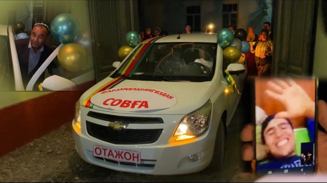 Yangiqo’rg’onlik Musofir Otasiga Cobalt sovg’a qildi 🎁🚘 Musofir qalbi Asadbek Ismoilov Отам учун !