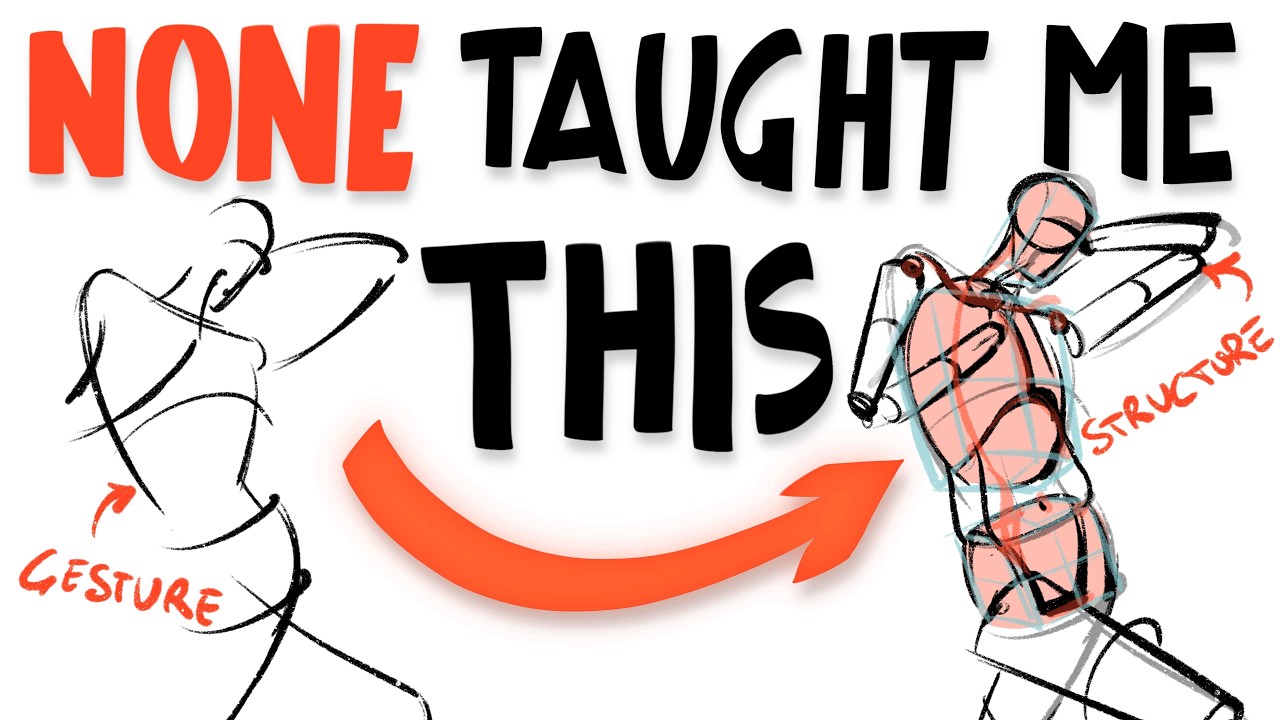 How I Draw Bodies: from GESTURE to STRUCTURE