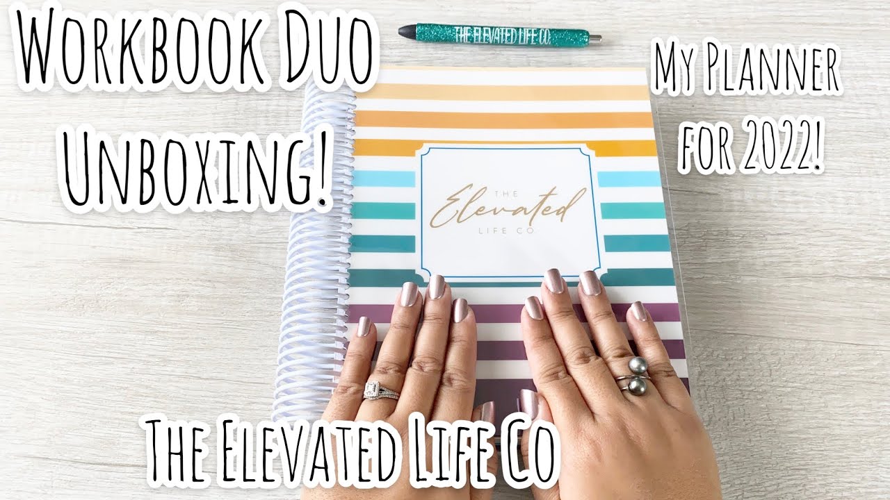 The Elevated Life Co Workbook Duo Unboxing | Budget Planner 2022
