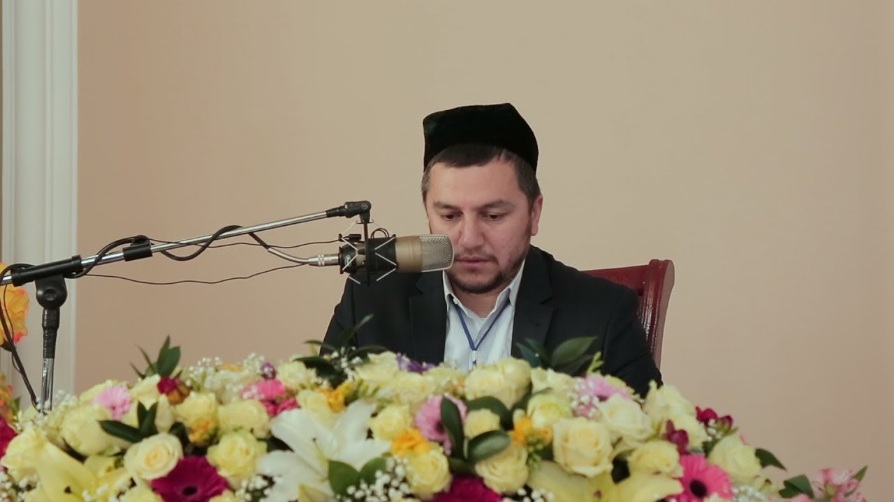 Qur'on musobaqasidan Lavha: Maqsudjon qori G'oipov