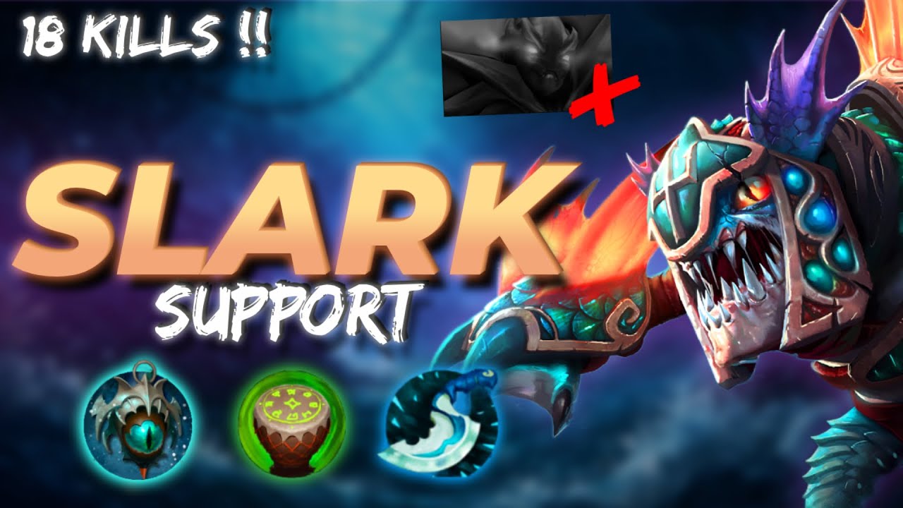 ¡EL NUEVO SLARK SUPPORT NO NECESITA DE SU HARD CARRY!🐟 Dominio de línea y cobertura EN UN SOLO HÉROE