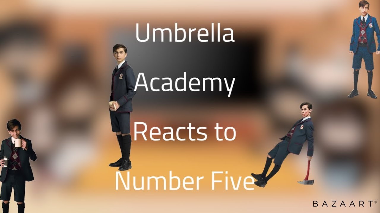 The Umbrella Academy reacts to Number Five [ఌ𝐴𝑞𝑢𝑎ఌ] {Gacha} read description