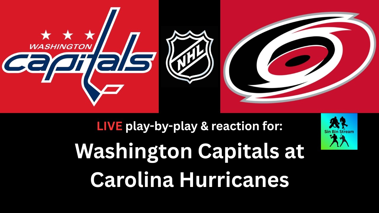 Capitals vs Hurricanes 10.2.26: LIVE play by play & reaction🏒🥅
