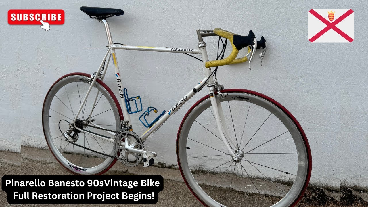 Pinarello Banesto 90s Vintage Bike - Full Restoration Project Begins!🔥