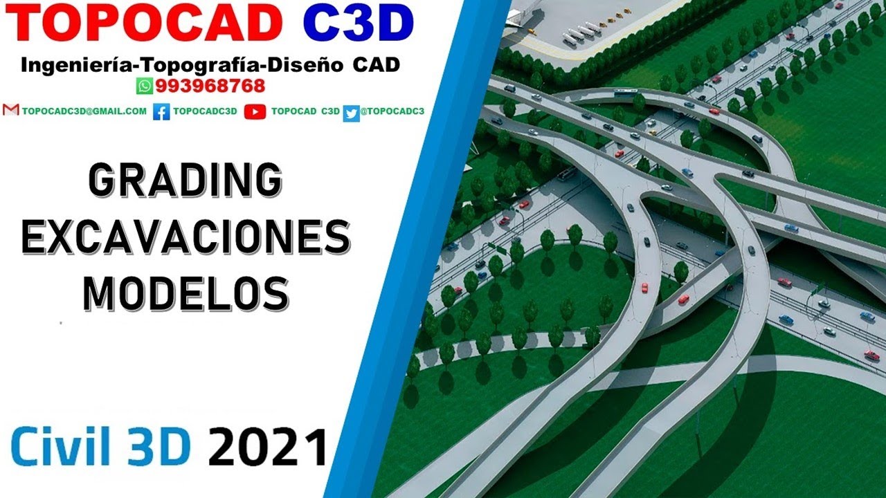 CIVIL 3D-2021:  EXCAVACIONES SITE GRADING / METODO KRILIN