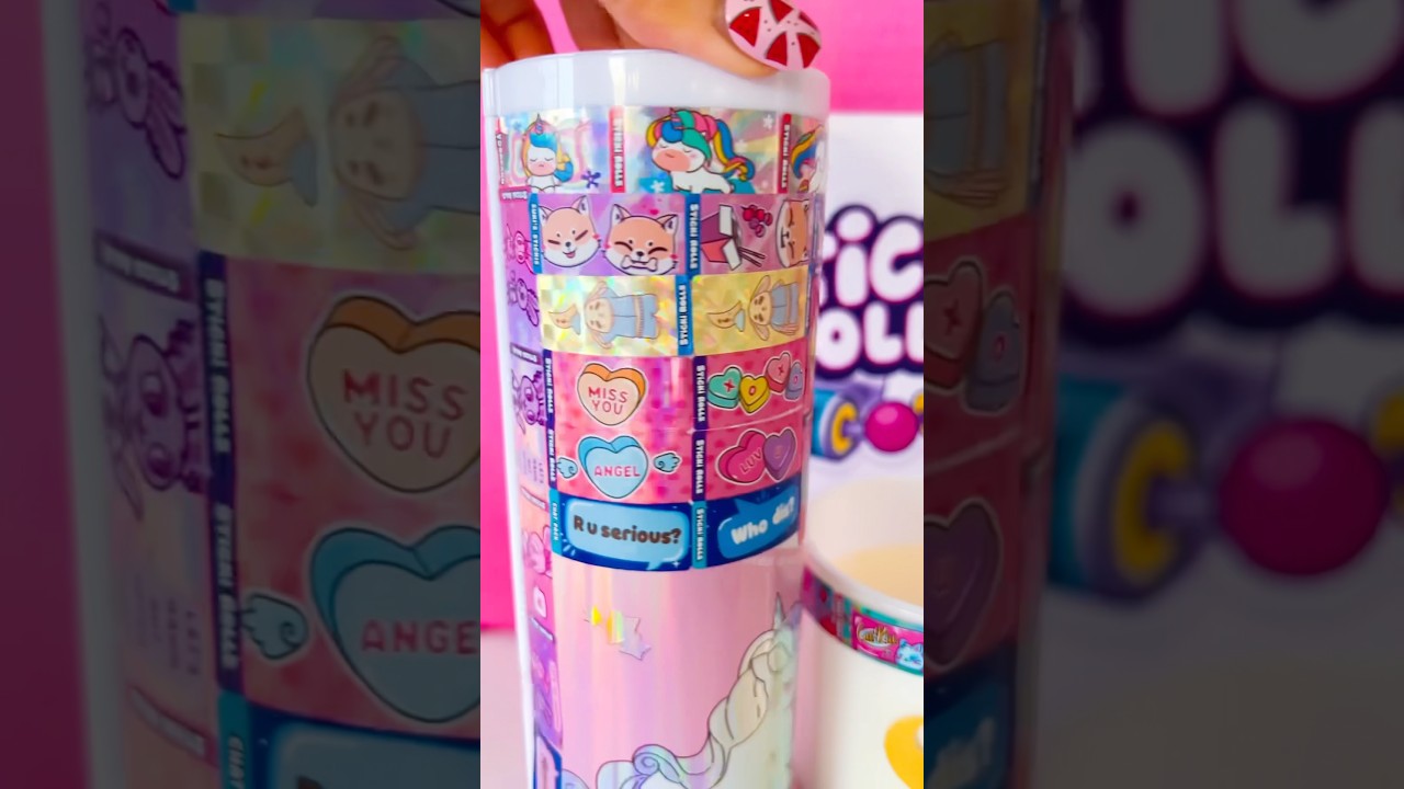 🩷 Sticki Rolls! Fun stickers bracelets for anything and anywhere! #toys #craft #cute #diy #sticker