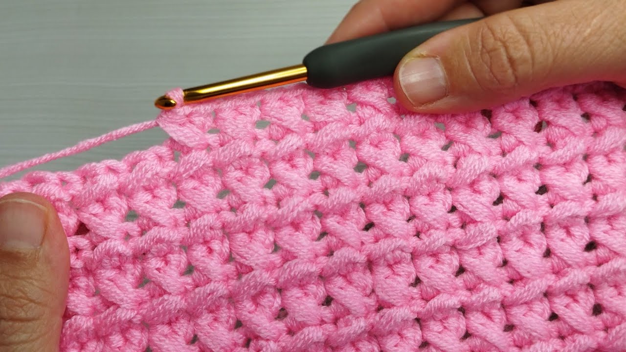 FANTASTIC! Very Simple and Beautiful Crochet pattern/ Crochet baby blanket