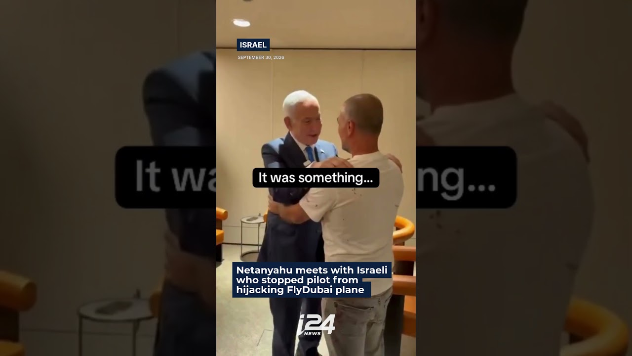 Netanyahu praises hero who prevented FlyDubai plane hijacking
