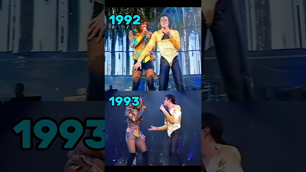 MICHAEL JACKSON AND SIEDAH GARRETT DANGEROUS TOUR LIVE 1992 😯