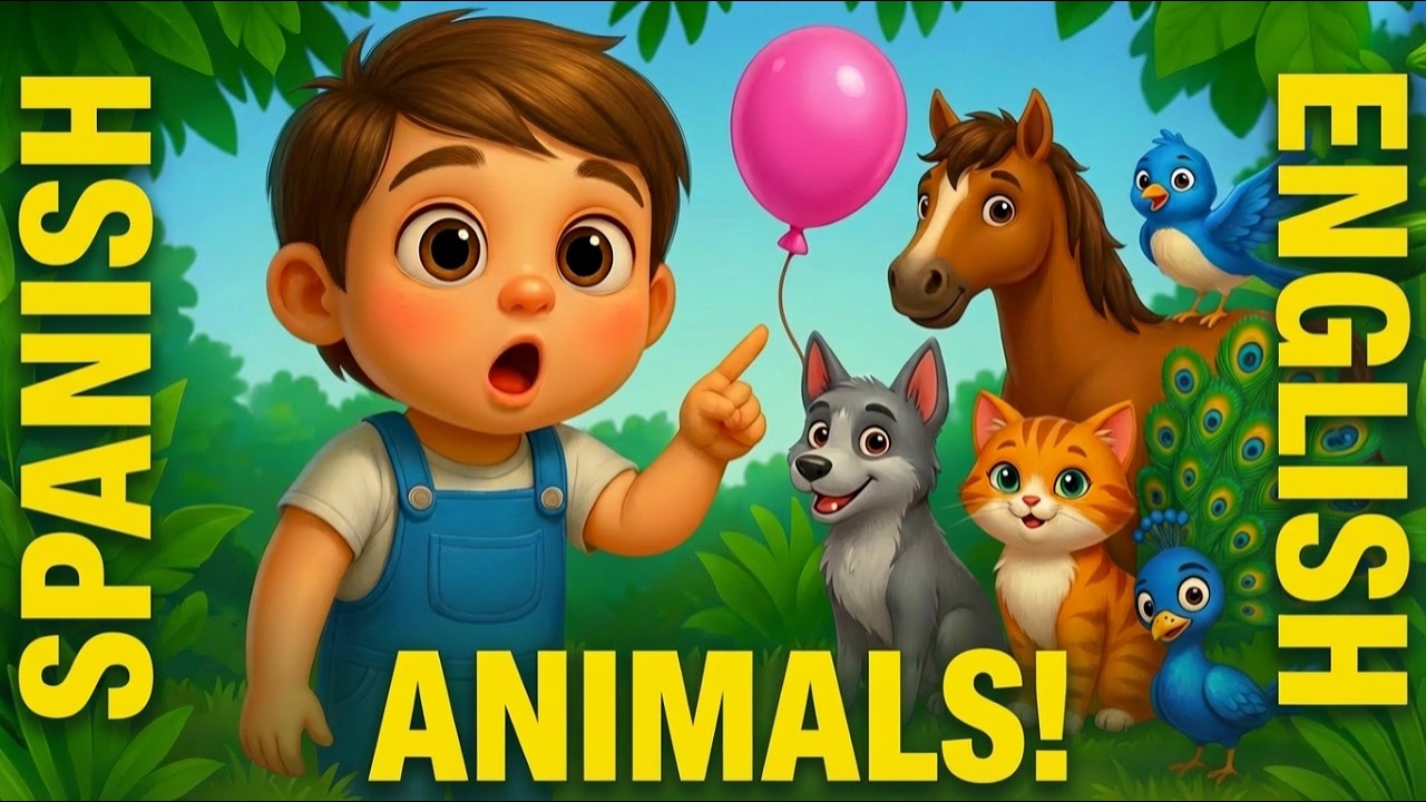 5 Adorable Animals Teach You Spanish & English Animal Names