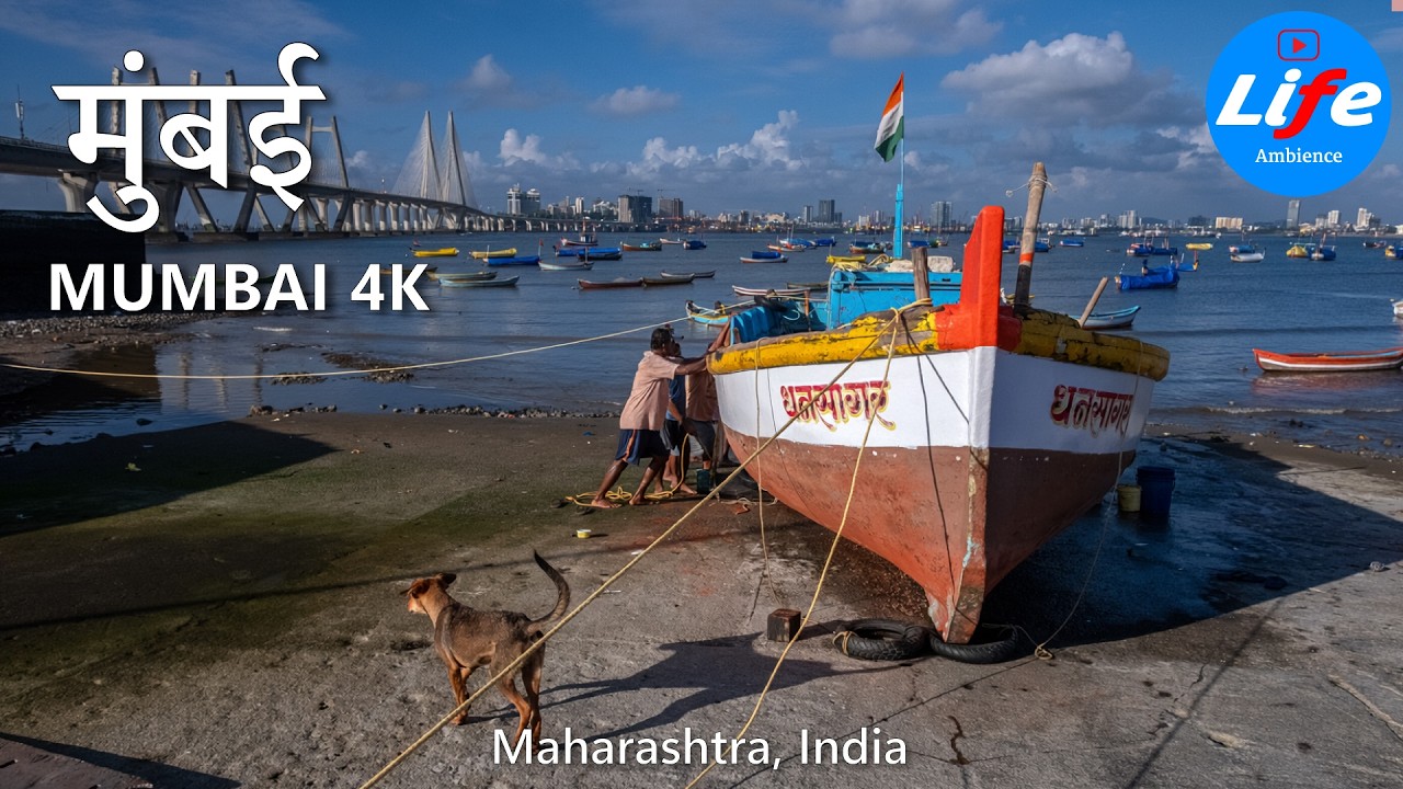 MUMBAI Worli Village Walking Tour 🇮🇳 | Authentic Mumbai Local Life 4K