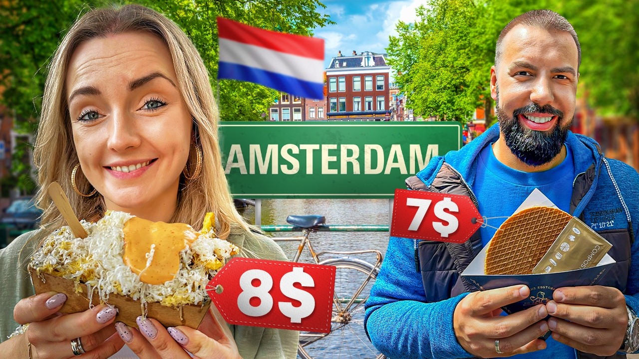 AMSTERDAM W 6 GODZIN?! GDZIE ZJEŚĆ?! SPRAWDZAMY POPULARNE LOKALE | Check In