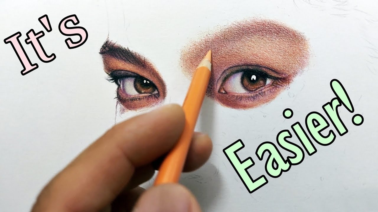 Easy PRISMACOLOR Blending! How to draw, layer, blend Colour Pencil- Real Time Tutorial