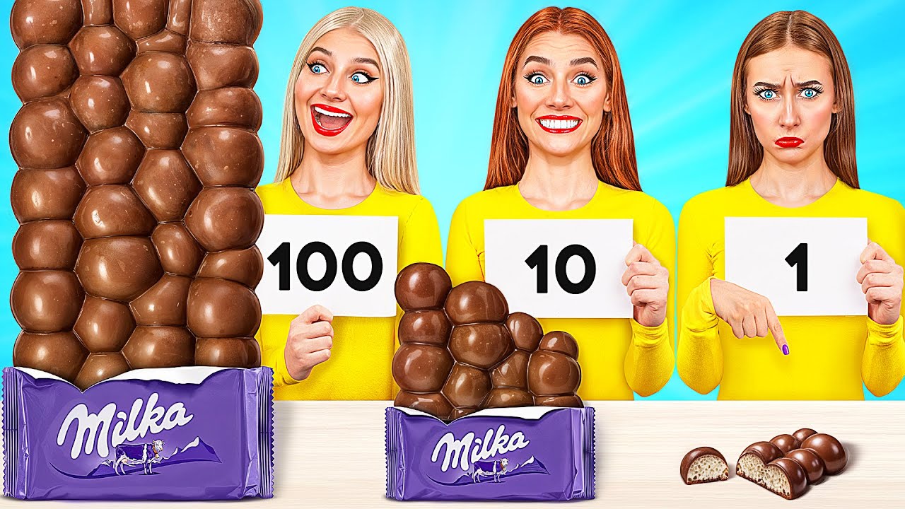 100 Слоев Еды Челлендж | Эпичная Битва с Едой от Trend DO Challenge