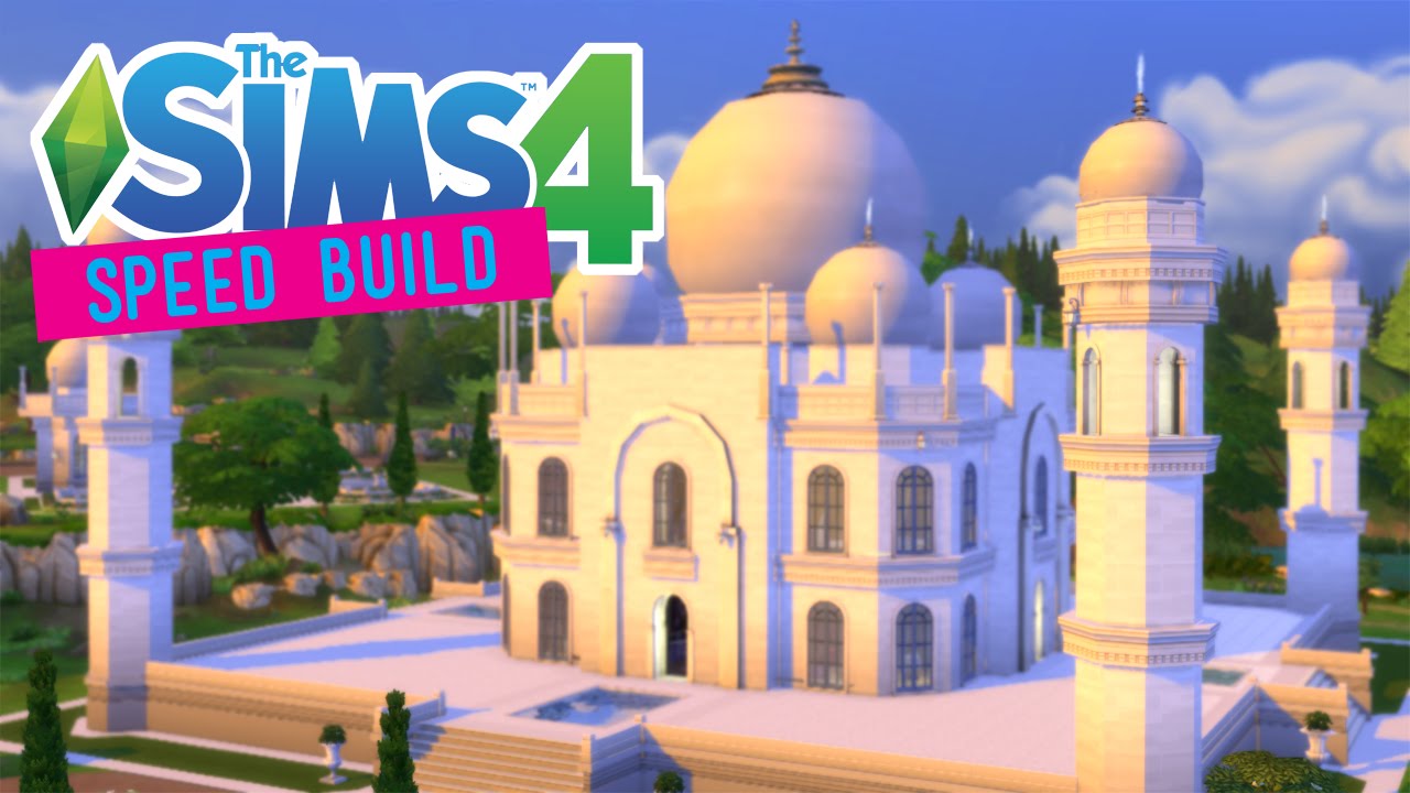 The Sims 4 -Speed Build- Taj Mahal Palace! - No CC -