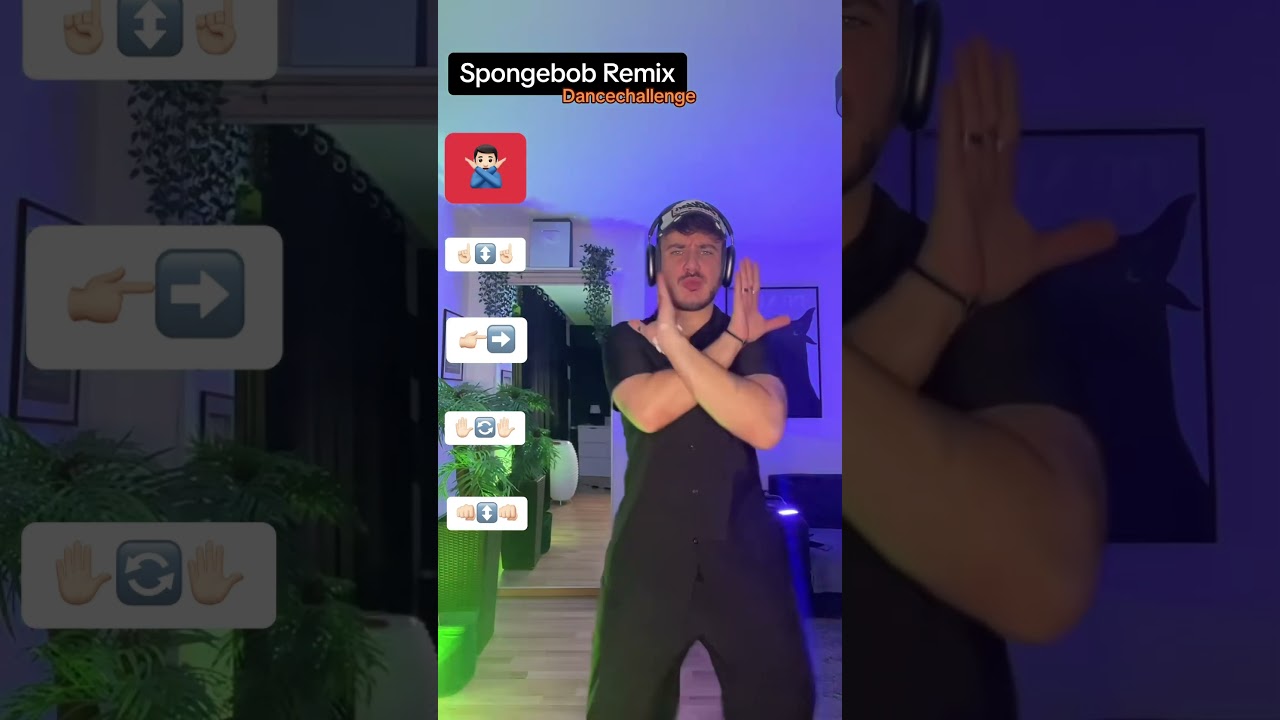 Spongebob Remix - Dancechallenge 🧽 #dance #foryou #tutorial