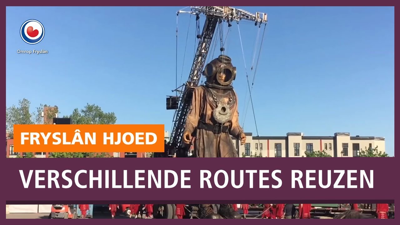 REPO: De Reuzen lopen negen routes door Leeuwarden