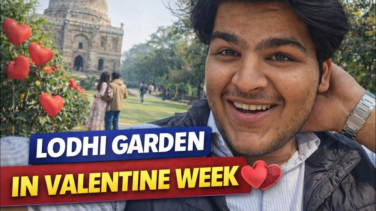 Lodhi Garden During Valentine Week | Real Scene | Parass Dedha | vlog #viral #india #delhi #vlog 