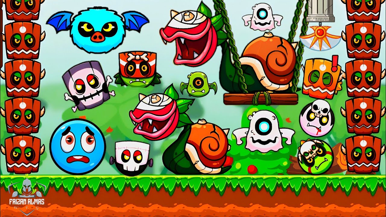 Ball V Red Boss Challenge | Part 1 | Jungle Boss Fight | MGIF | Gameplay WFG